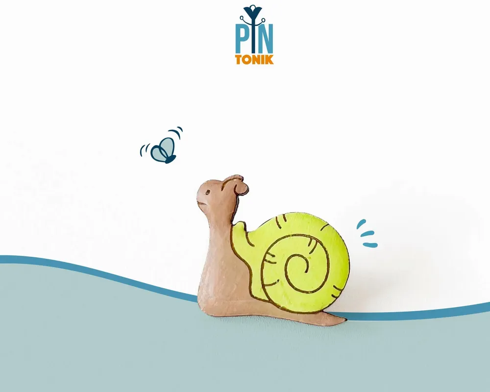 Jewelry - Snail Backpack Pin - PINTONIK