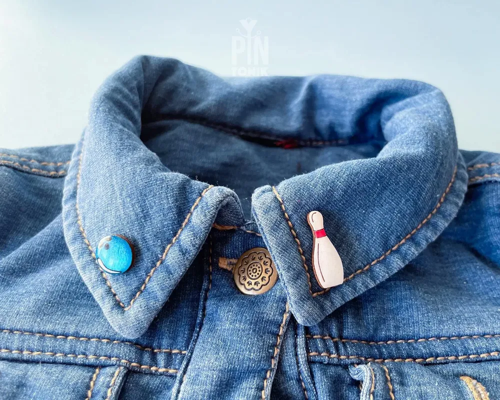 Jewelry - Bowling Pins Ita Bag Pins: Game Day Team Jewelry Set - PINTONIK