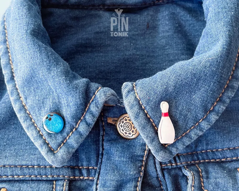 Jewelry - Bowling Pins Ita Bag Pins: Game Day Team Jewelry Set - PINTONIK