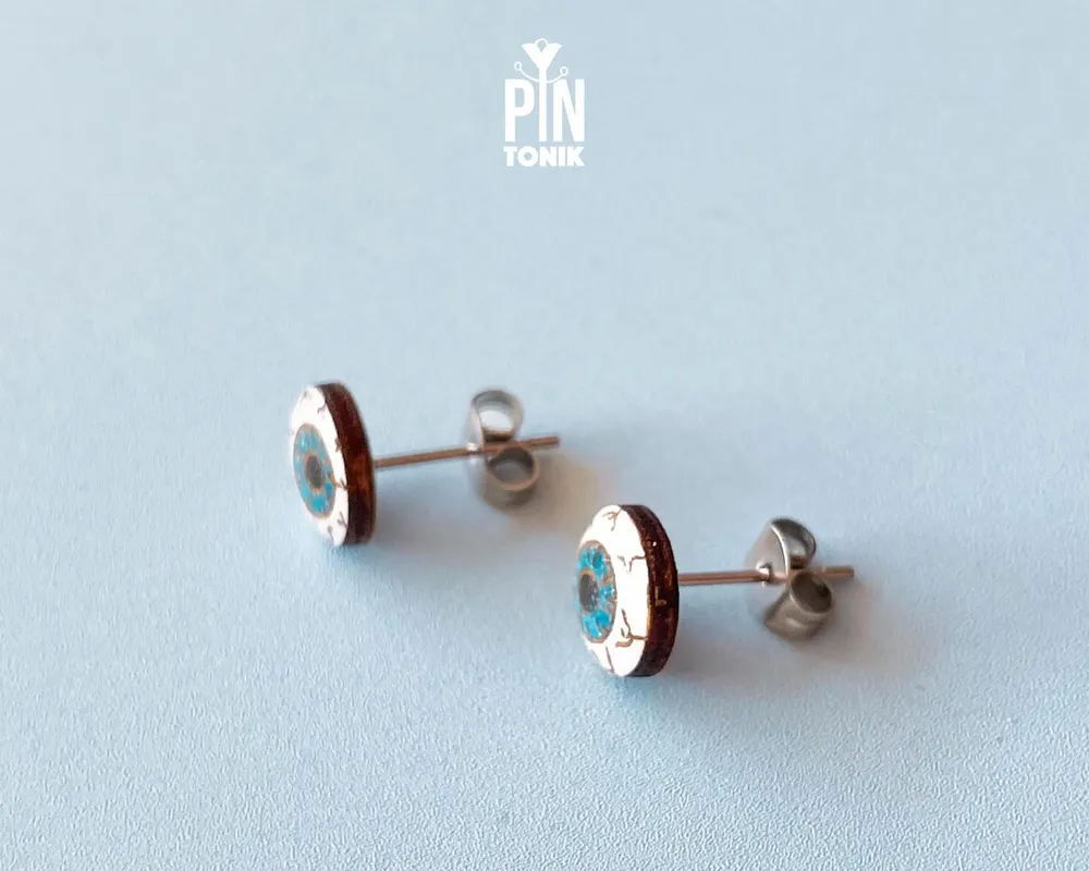 Jewelry - Spooky Eyeball Earrings - Creepy Costume Accessories - Weird Halloween Gifts - PINTONIK