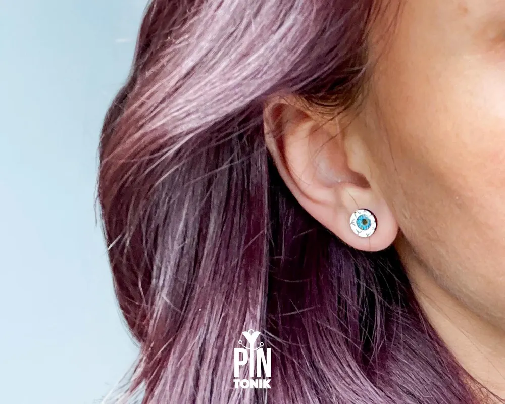 Jewelry - Spooky Eyeball Earrings - Creepy Costume Accessories - Weird Halloween Gifts - PINTONIK