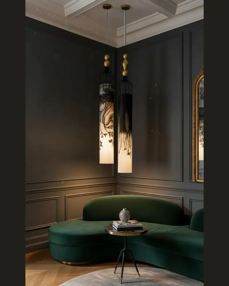 Pièces uniques - Suspension Moma - 'Lumière(s) Sensible(s)' - ICÔNE - CAROLINE DE FRAVILLE