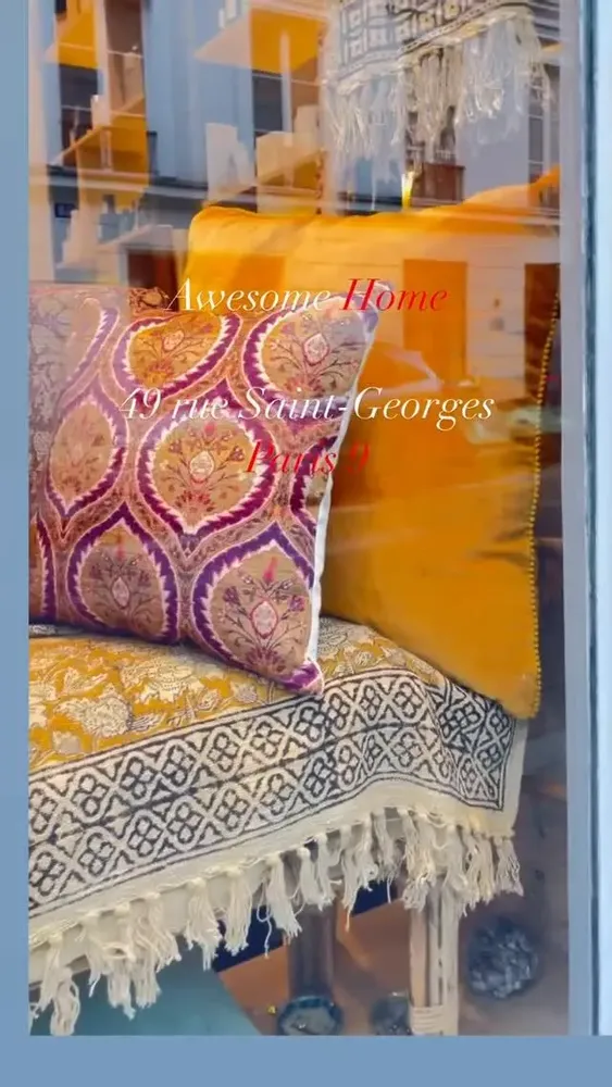 Linge de lit - AWESOME HOME – Bout de lit « Jaune Moutarde » – 180 x 110 cm - AWESOME HOME