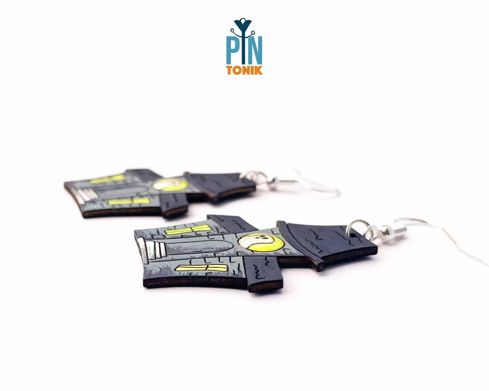 Jewelry - Haunted Mansion Ghost Earrings - Halloween Costumes Jewelry - Spooky Witch Earrings - PINTONIK