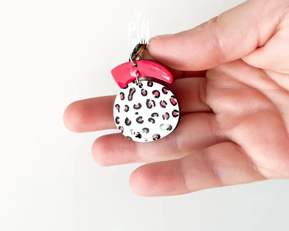 Jewelry - Leopard Print Dangle Earrings - Retro Chunky Jewelry - PINTONIK