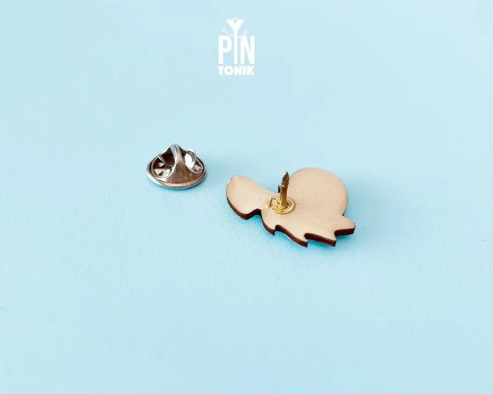 Bijoux - Broche caméléon bleu - Accessoire bouton gecko lézard - Broche cosplay animal - PINTONIK