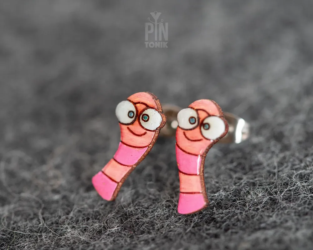 Bijoux - Boucles d'oreilles originales pour amoureux des livres - Boucles d'oreilles puces décalées pour passionnés de lecture - Cadeaux intellos pour les lecteurs, les enseignants et les passionnés de lecture - Cadeau de Noël - PINTONIK