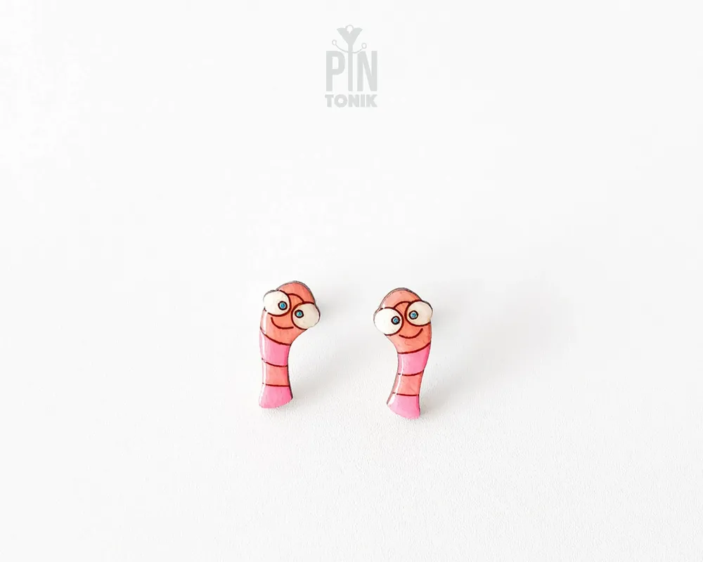 Bijoux - Boucles d'oreilles originales pour amoureux des livres - Boucles d'oreilles puces décalées pour passionnés de lecture - Cadeaux intellos pour les lecteurs, les enseignants et les passionnés de lecture - Cadeau de Noël - PINTONIK