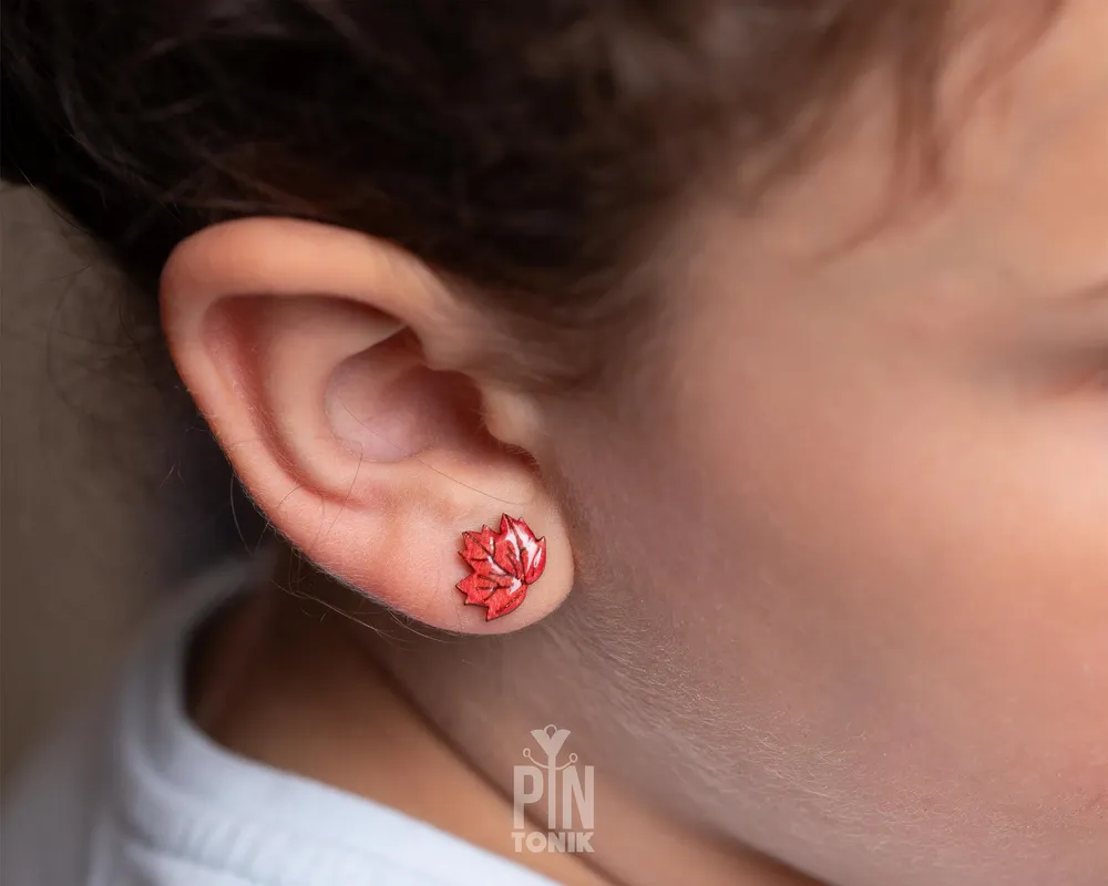 Bijoux - Boucles d'oreilles feuilles d'érable japonais d'automne - Cadeau de nouveau départ pour une sœur, Thanksgiving, une future maman - Bijoux d'automne - PINTONIK