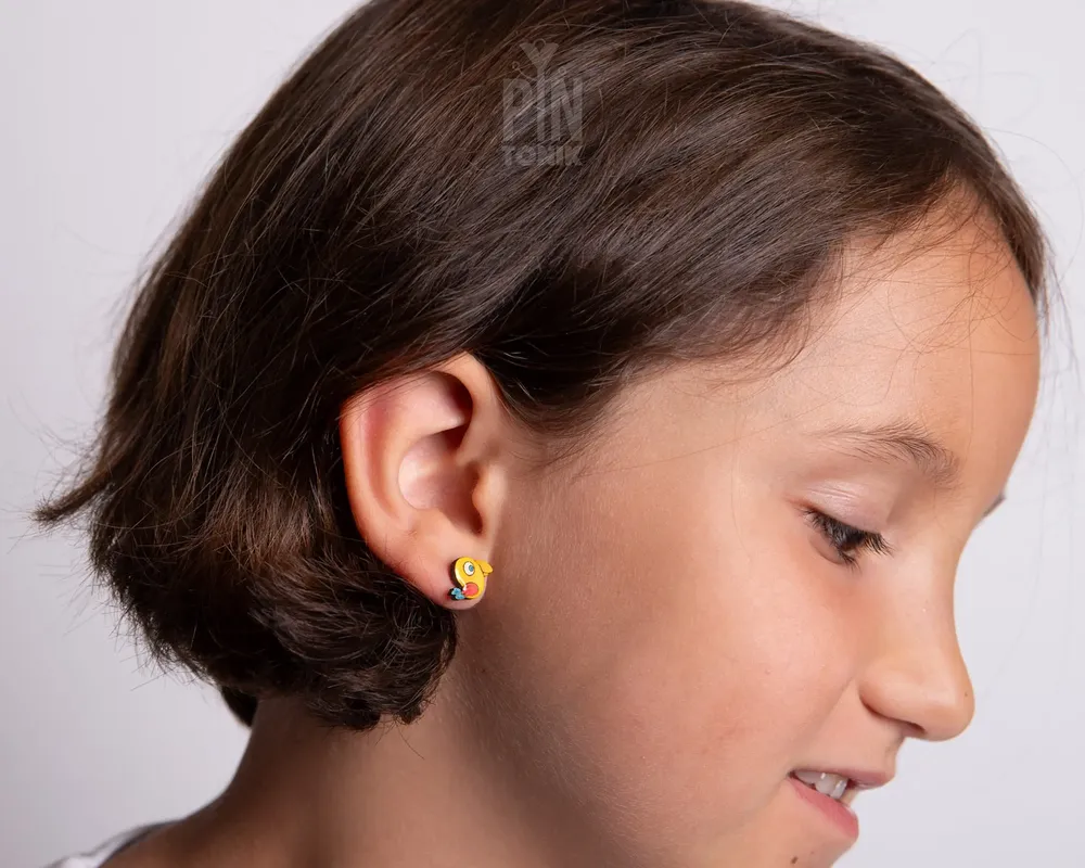 Bijoux - Boucles d'oreilles perroquet mignonnes - Bijoux oiseaux Quikry - Boucles d'oreilles originales - PINTONIK