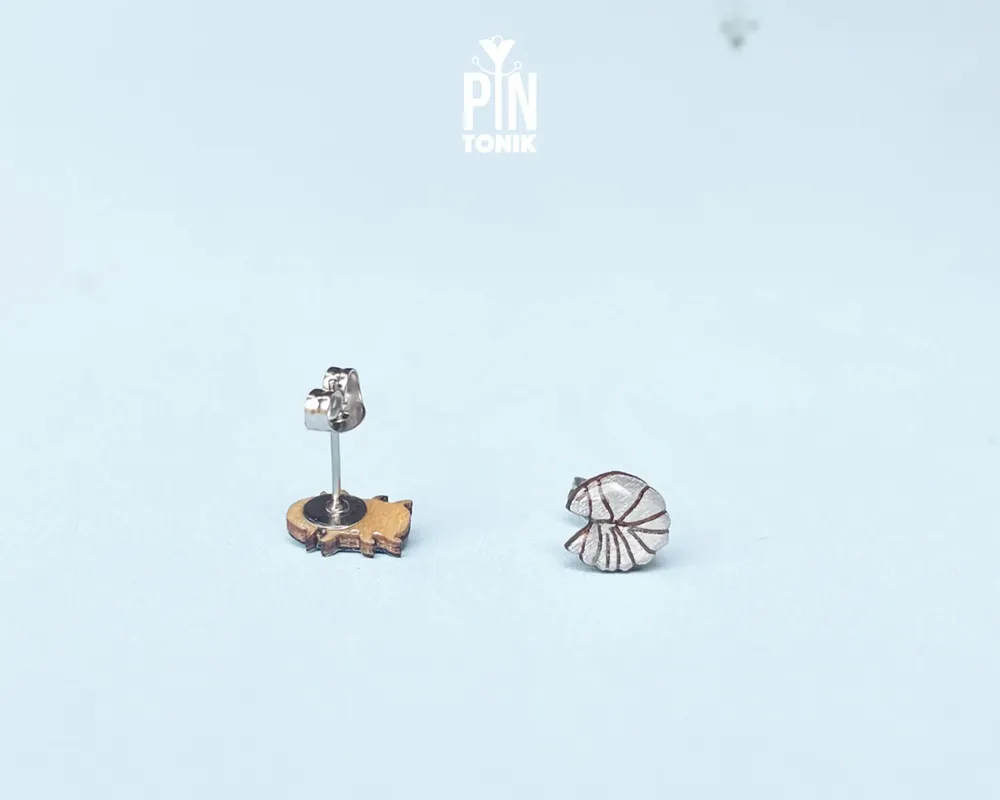 Bijoux - Boucles d'oreilles isopodes dépareillées - Bijoux originaux en forme de cloporte - Accessoire de déguisement d'Halloween - PINTONIK