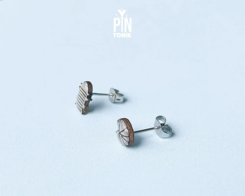 Bijoux - Boucles d'oreilles isopodes dépareillées - Bijoux originaux en forme de cloporte - Accessoire de déguisement d'Halloween - PINTONIK