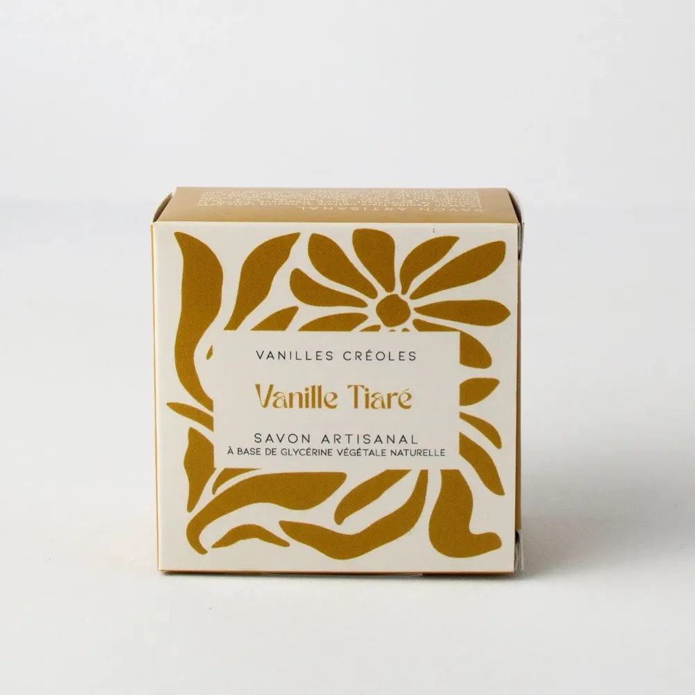Soaps - Artisanal soap - Vanilla Tiaré - PARFUMS DES ILES