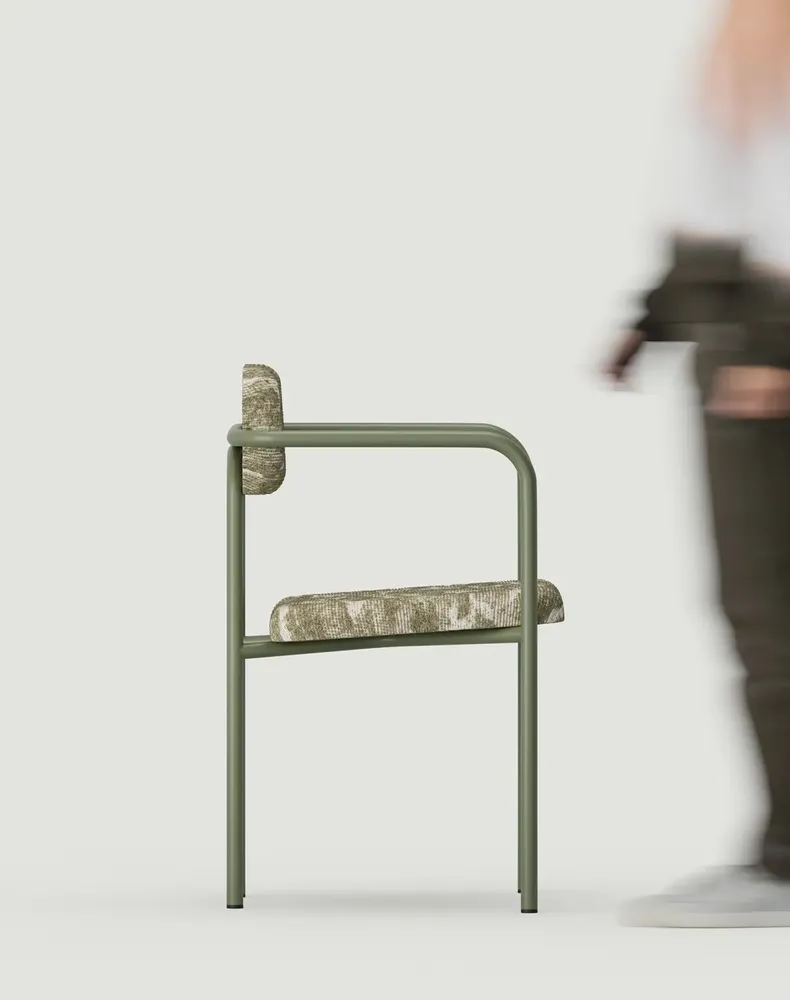 Chaises - Chaise avec accoudoirs LUV - UPPER HALF