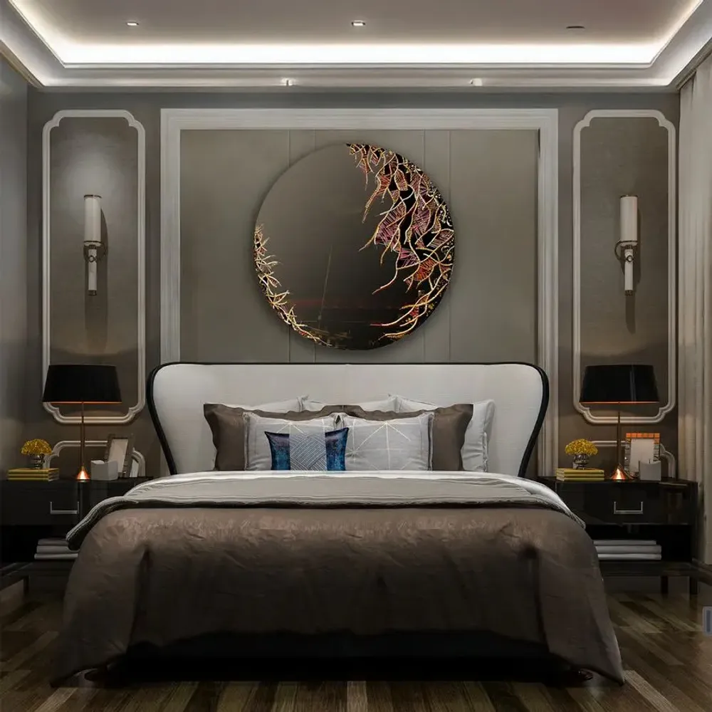 Mirrors - MIRROR - SCARLET CARESS - 130 CM - MIRO’ART™- ORSIGNÉ™ BY AMANDINE MANGENOT