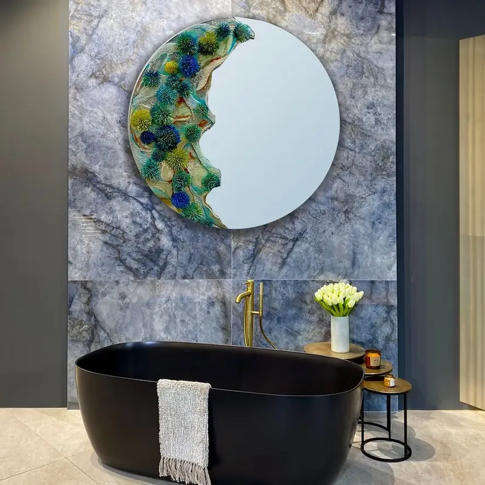 Mirrors - MIRROR - SHARDS OF THE ABYSS - 130 CM - MIRO’ART™- ORSIGNÉ™ BY AMANDINE MANGENOT