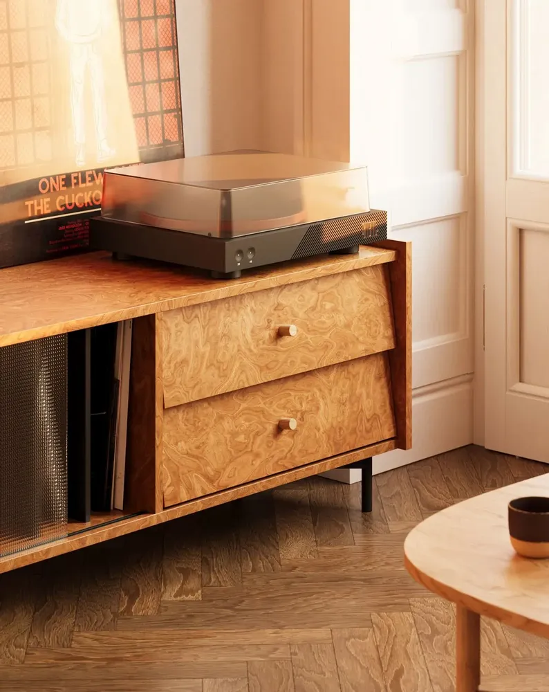 Meubles TV - Meuble TV pour vinyles SKRA SKR15 - UPPER HALF