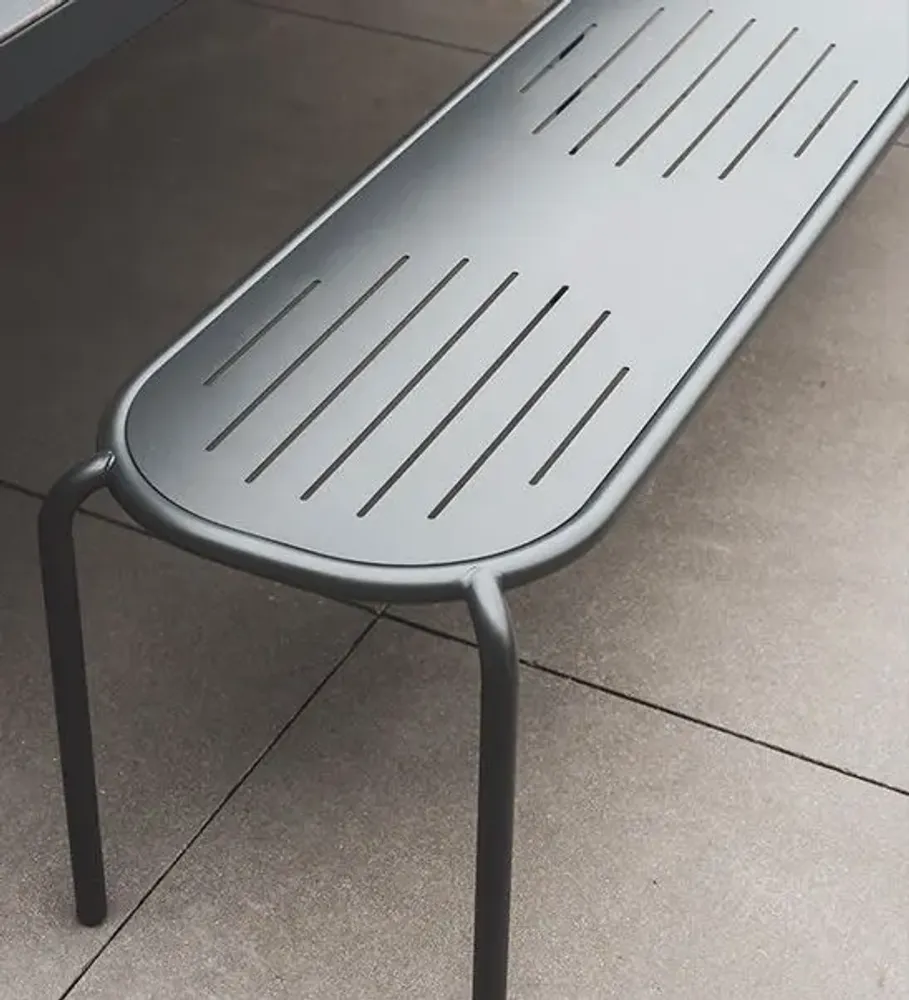 Benches - Hyphen Bench 180 cm Gray Black - CORNILLEAU