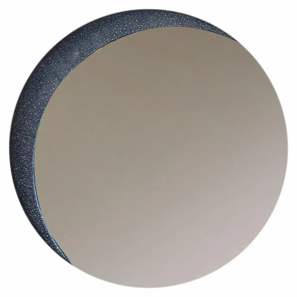 Miroirs - MIROIR - BLUE GALUCHAT - 80 CM - MIRO’ART™- ORSIGNÉ™ BY AMANDINE MANGENOT