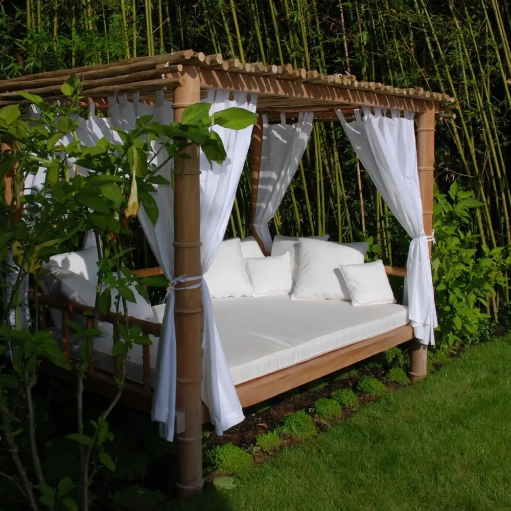 Gazebos - MOANA - Gazebo, daybed, outdoor bed, lounger, shade - HONEYMOON