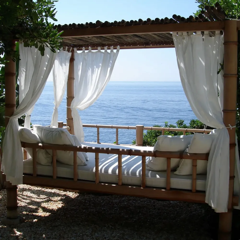 Gazebos - MOANA - Gazebo, daybed, outdoor bed, lounger, shade - HONEYMOON