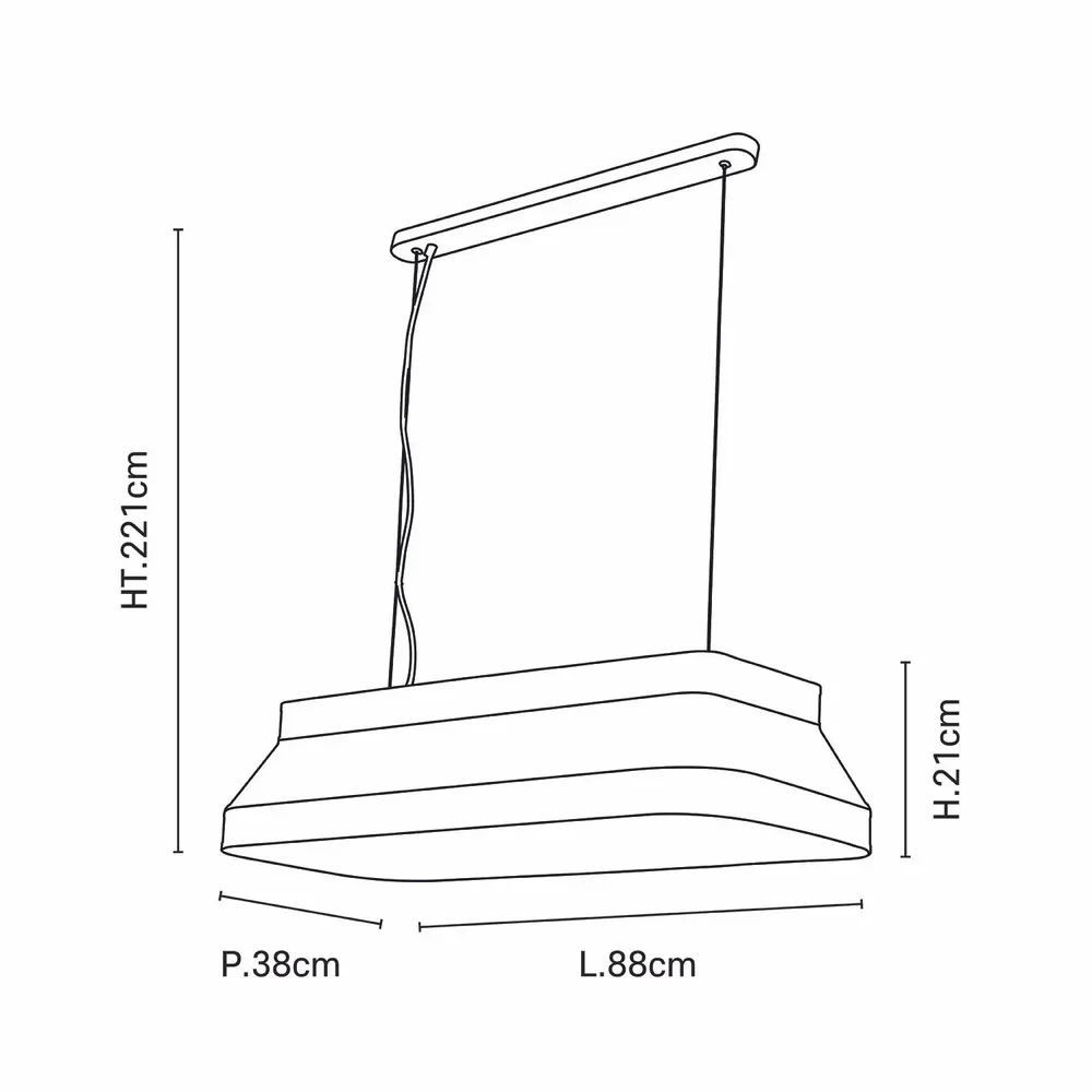 Suspensions - SQUARE suspension 3L - MARKET SET