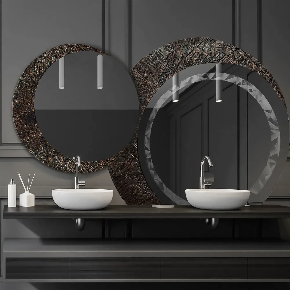 Miroirs - MIROIR - CRISTAL OBSCUR - MIRO’ART™- ORSIGNÉ™ BY AMANDINE MANGENOT