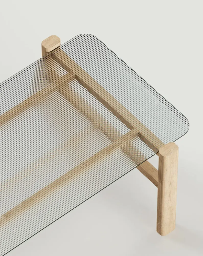 Tables basses - Table basse TAN en chêne - UPPER HALF