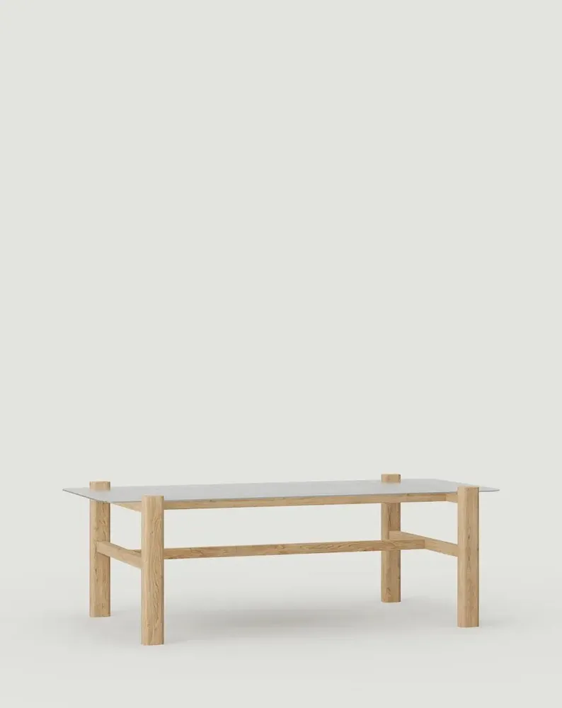 Tables basses - Table basse TAN en chêne - UPPER HALF