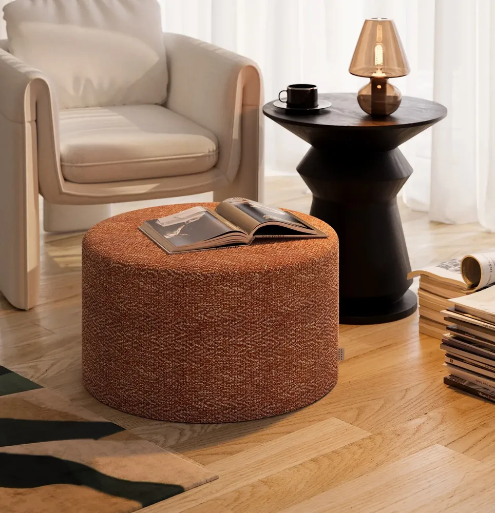 Tabourets - Pouf bas BAS PU1N - UPPER HALF