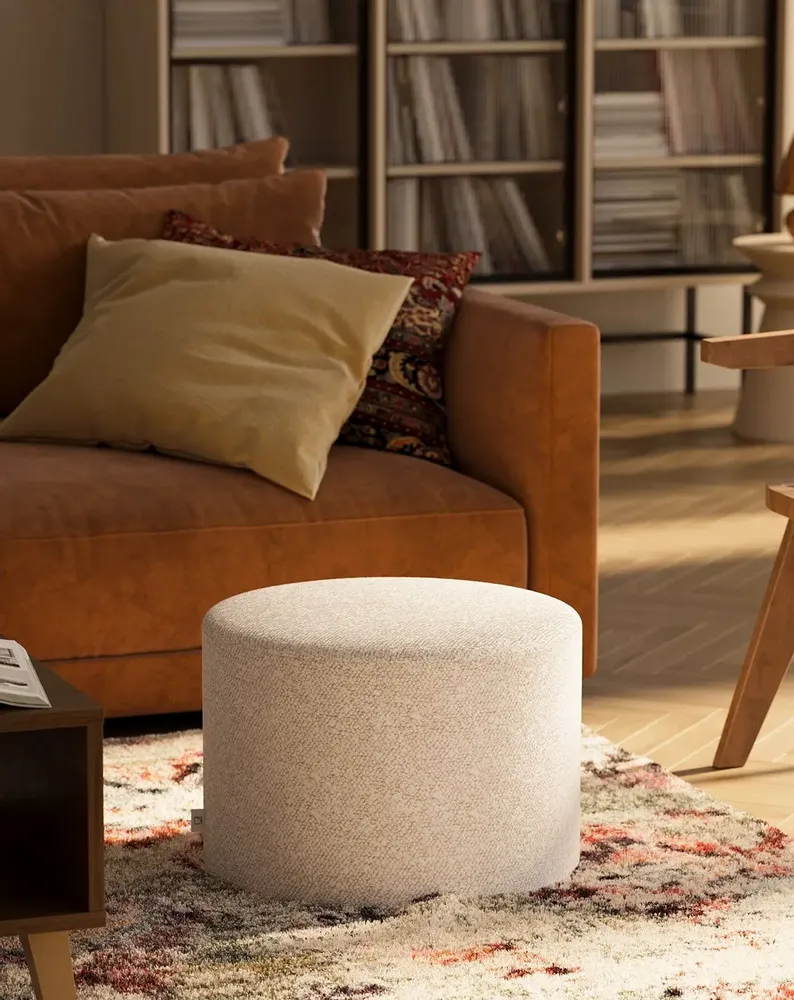 Tabourets - Pouf bas BAS PU1N - UPPER HALF