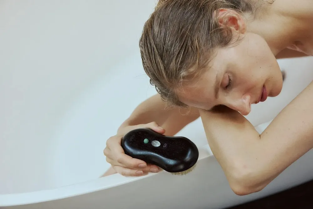 Spas - Khaya senegalensis  Wet & Dry  Handheld Brush - ÉCLATLIFE