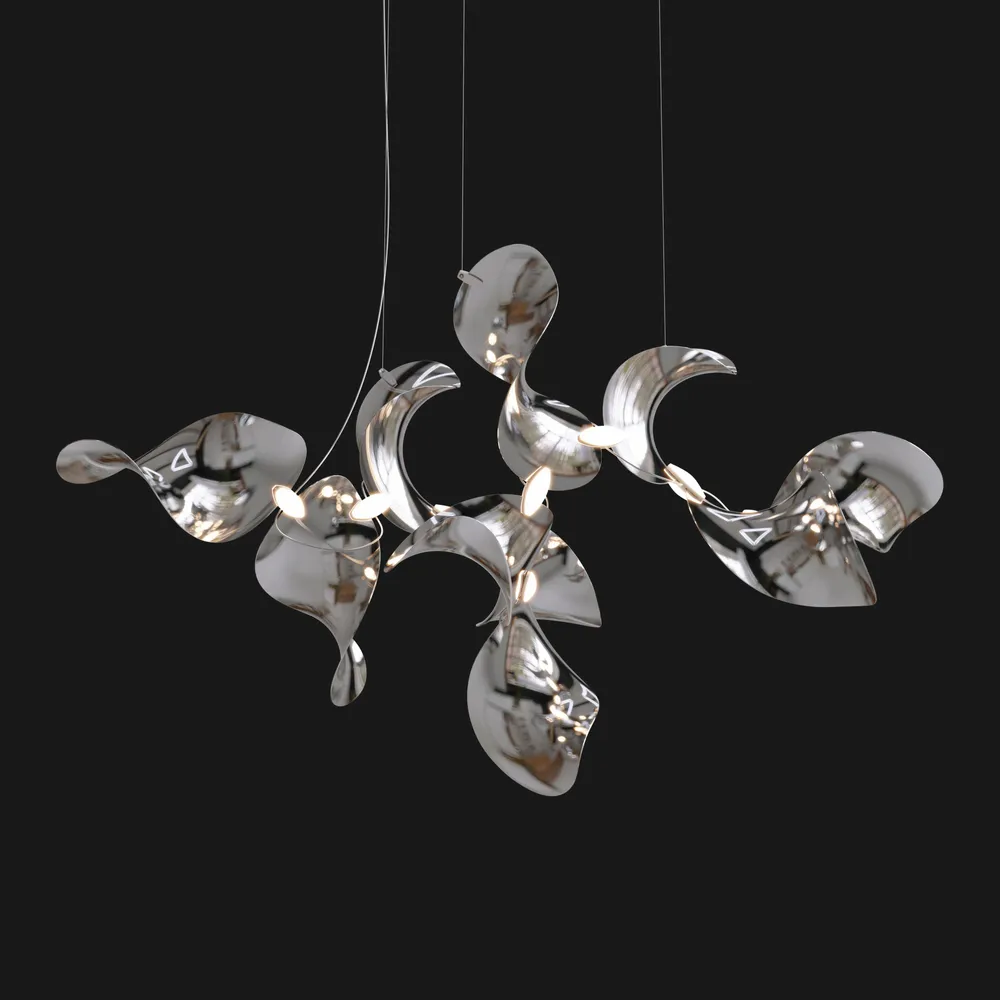 Hanging lights - Dune 10 Cluster – Modular Sculptural Chandelier Luminaire - MOSS OBJECTS