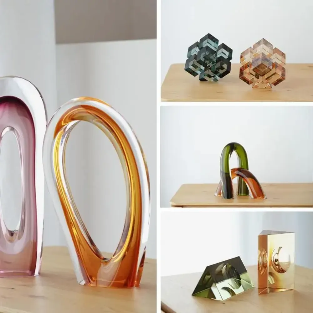 Decorative objects - GLASS DECORATIVE COLLECTION - VP INTERIORISMO
