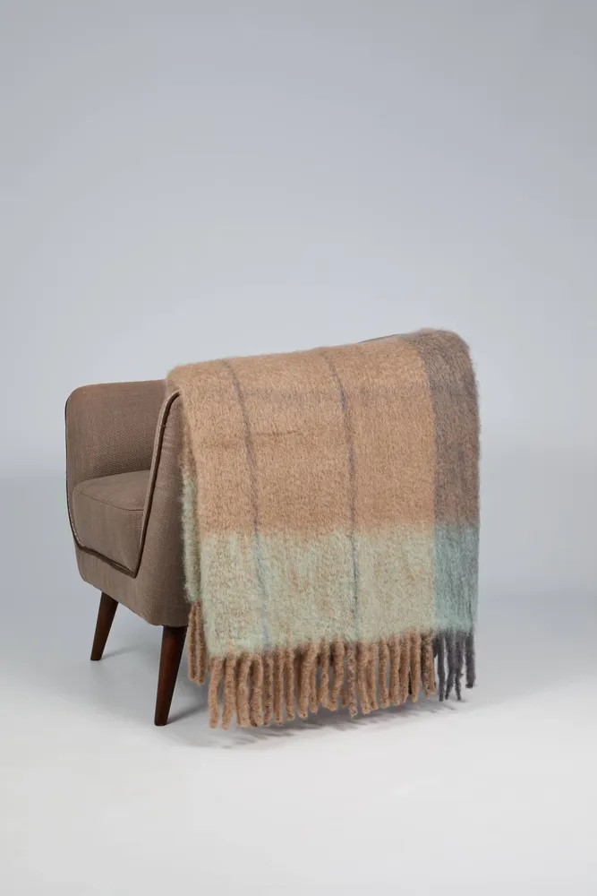 Throw blankets - Serenity Plaid - MANTAS EZCARAY