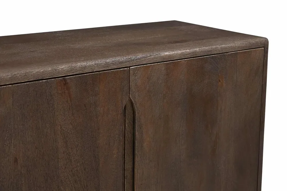 Meubles TV - BUFFET MINDI EN BOIS BRUN 200x38x80 CM - ETHAN CHLOE