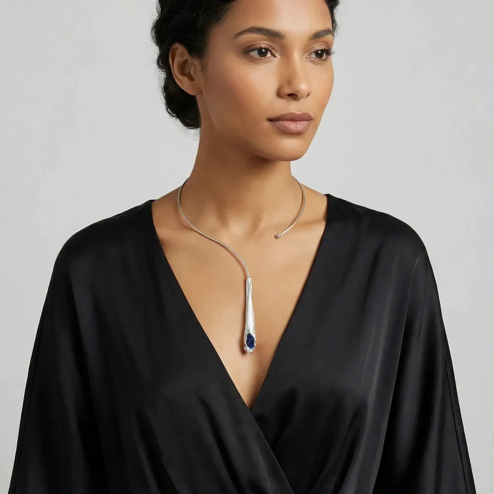 Jewelry - Vilya Choker Necklace - V UNIQUENESS FINE GREEK JEWELRY