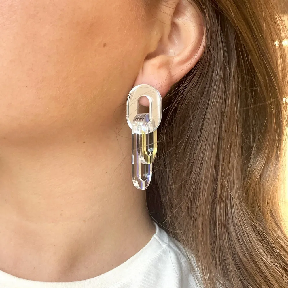 Bijoux - ELLIPSE L Pétrol - TELLMEE