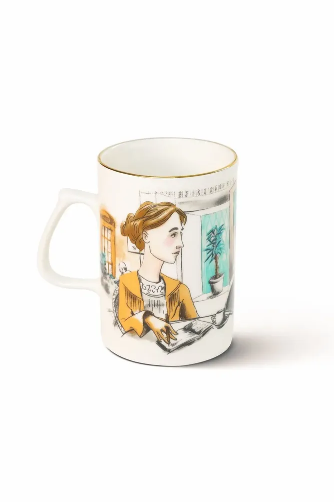 Tasses et mugs - Virginia Woolf Porcelain Mug - SOMNIA ATELIER