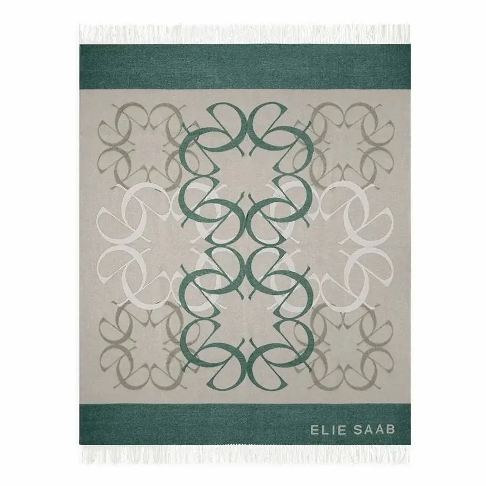 Banquettes pour collectivités - Plaid Ecusson - ELIE SAAB MAISON