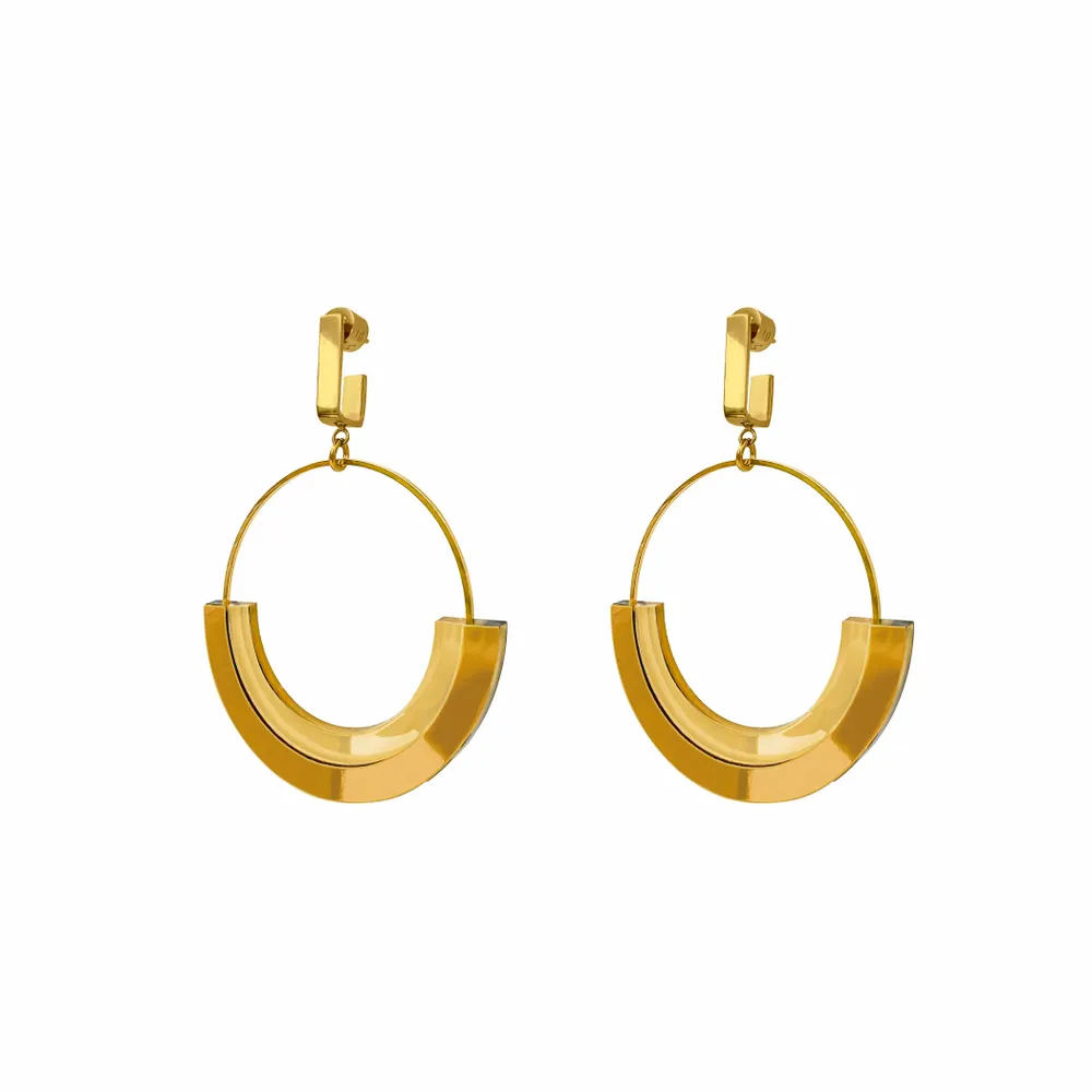 Jewelry - SATURN CREOLES Gold - TELLMEE