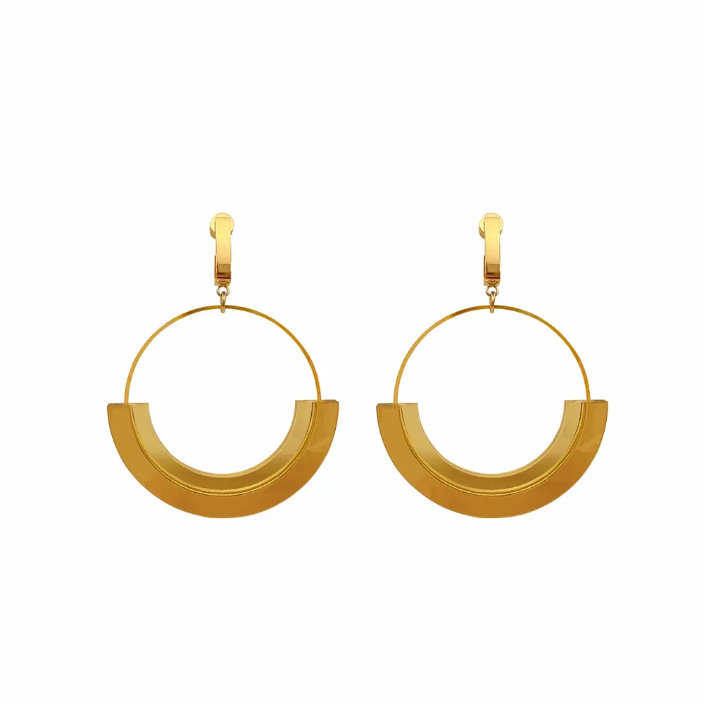 Jewelry - SATURN CREOLES Gold - TELLMEE