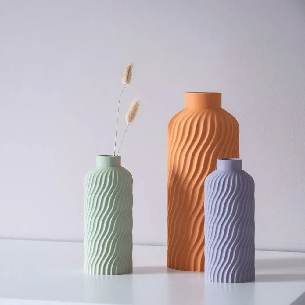 Vases - Vase pour fleurs séchées Océan - 4 couleurs - 3 tailles - FILAMENT