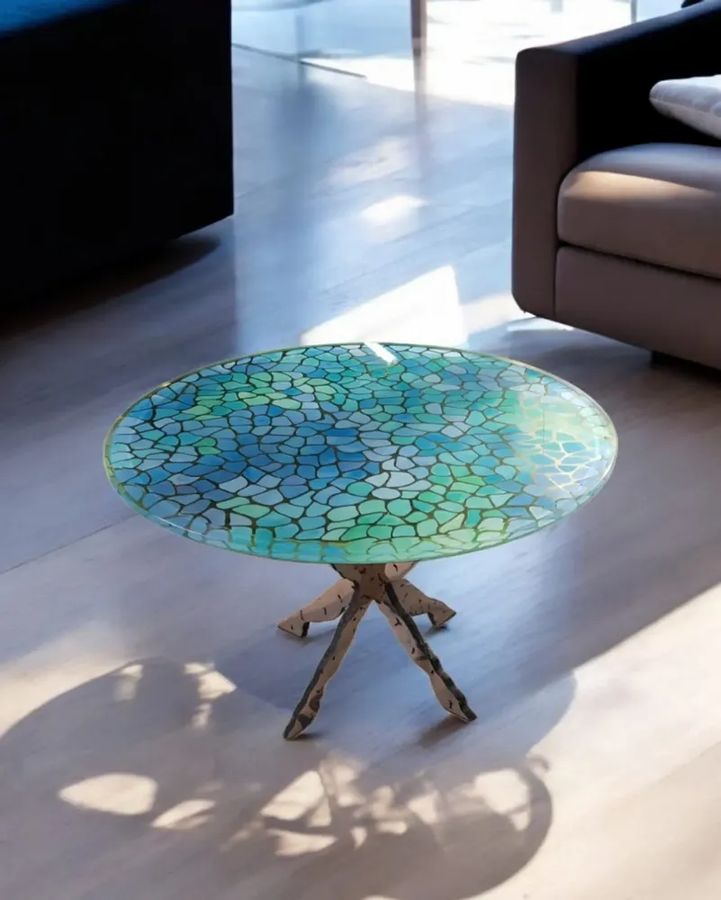 Tables basses - DragonFly, table basse églomisée - NARCIS