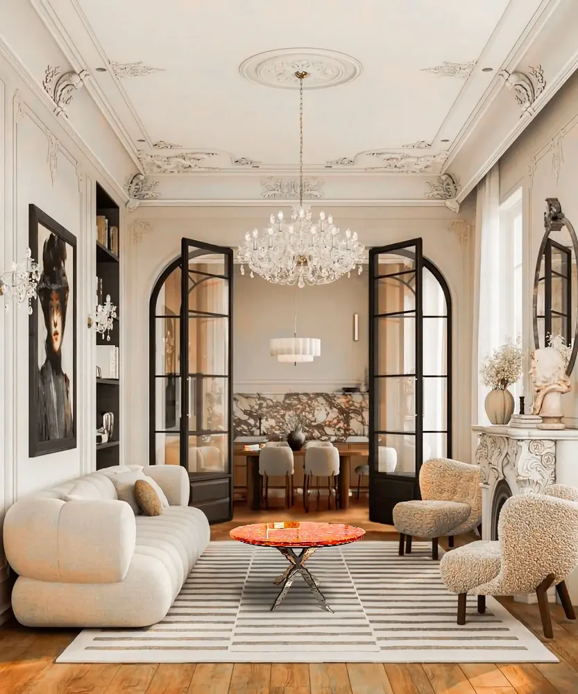 Tables basses - DragonFly, table basse églomisée - NARCIS