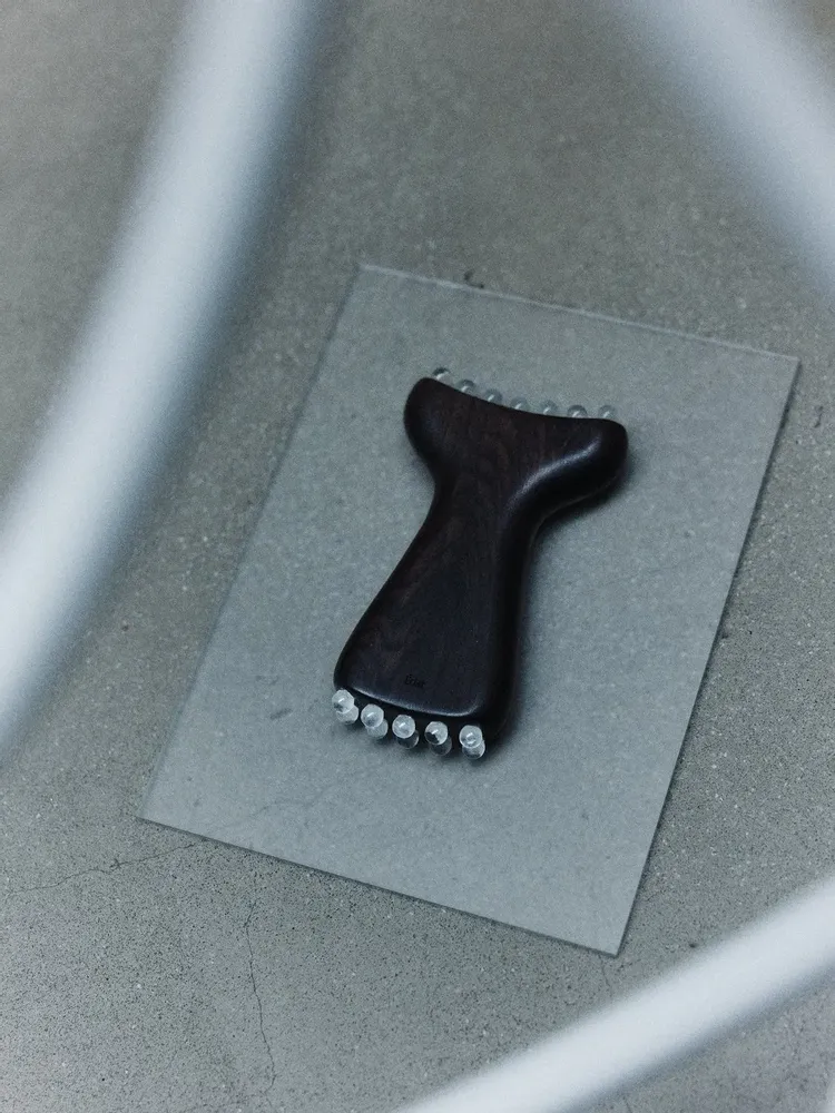 Spas - Padauk  Dual-Ended  Crystal  Massager - ÉCLATLIFE