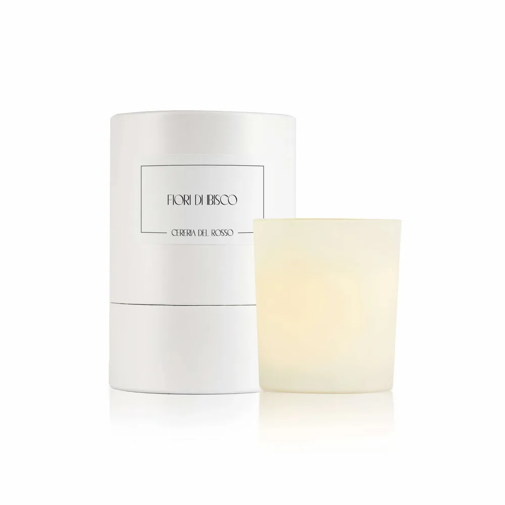 Bougies - Bougie parfumée - design — Fiori di Ibisco - CERERIA DEL ROSSO