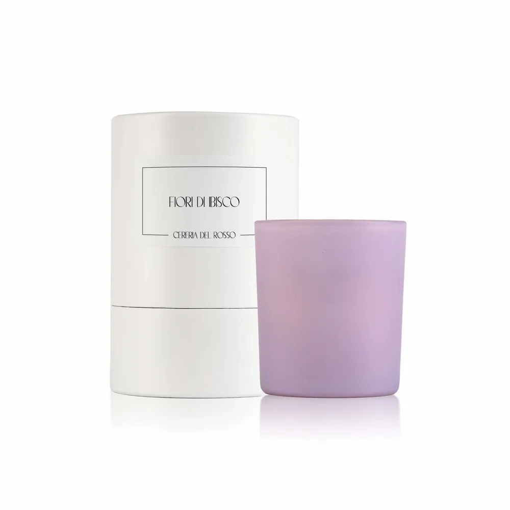 Bougies - Bougie parfumée - design — Fiori di Ibisco - CERERIA DEL ROSSO