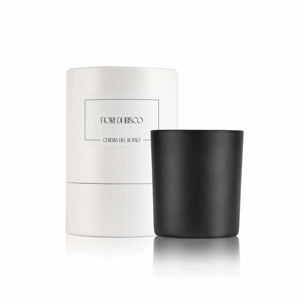 Bougies - Bougie parfumée - design — Fiori di Ibisco - CERERIA DEL ROSSO