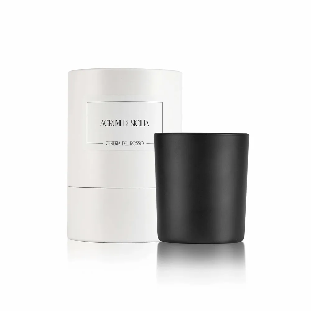 Candles - Designer Scented Candle – Sicilian Citrus Fruits - CERERIA DEL ROSSO
